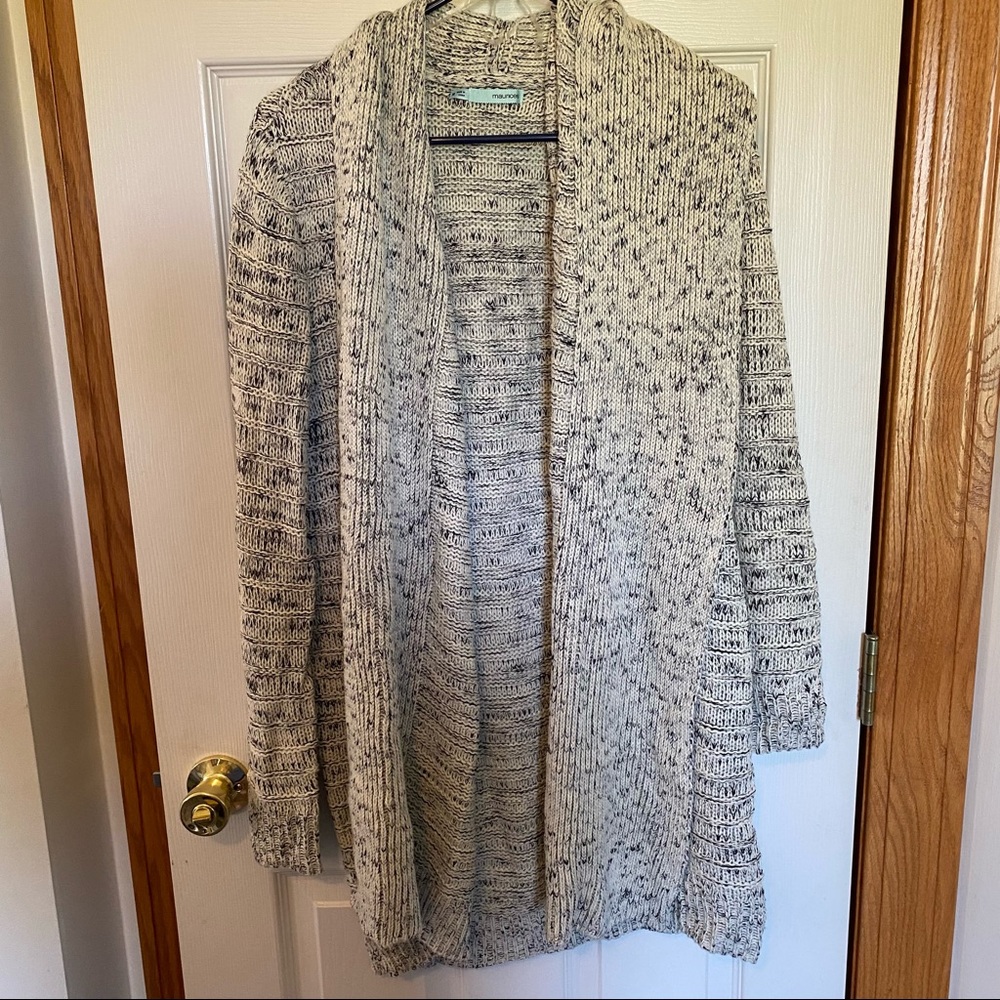 Cream marbled cardigan
